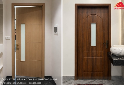 Cửa nhựa composite nhà vệ sinh: Báo giá và mẫu cửa đẹp